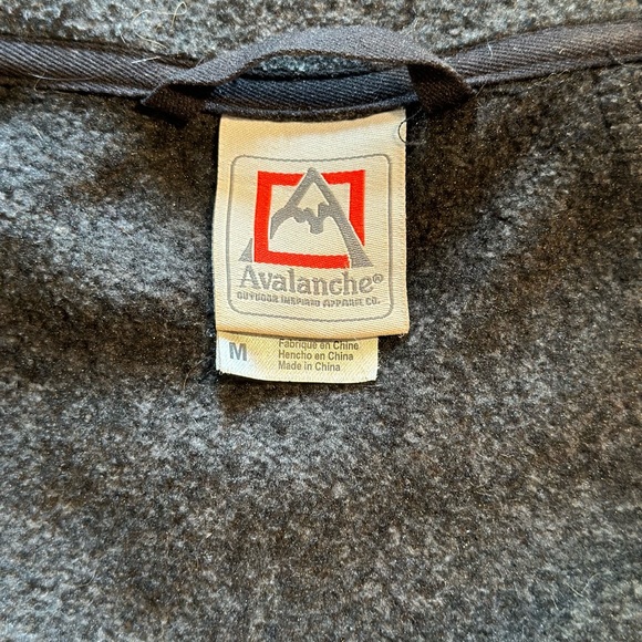 Avalanche Gray Zip-Up Jacket - Size Medium - Picture 4 of 6
